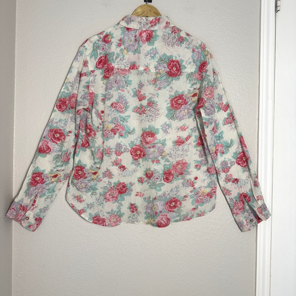 Maison Hotel Giorgia Blouse Candy Roses, Luxury Cottage Boho Romantic Career XL - Picture 4 of 12